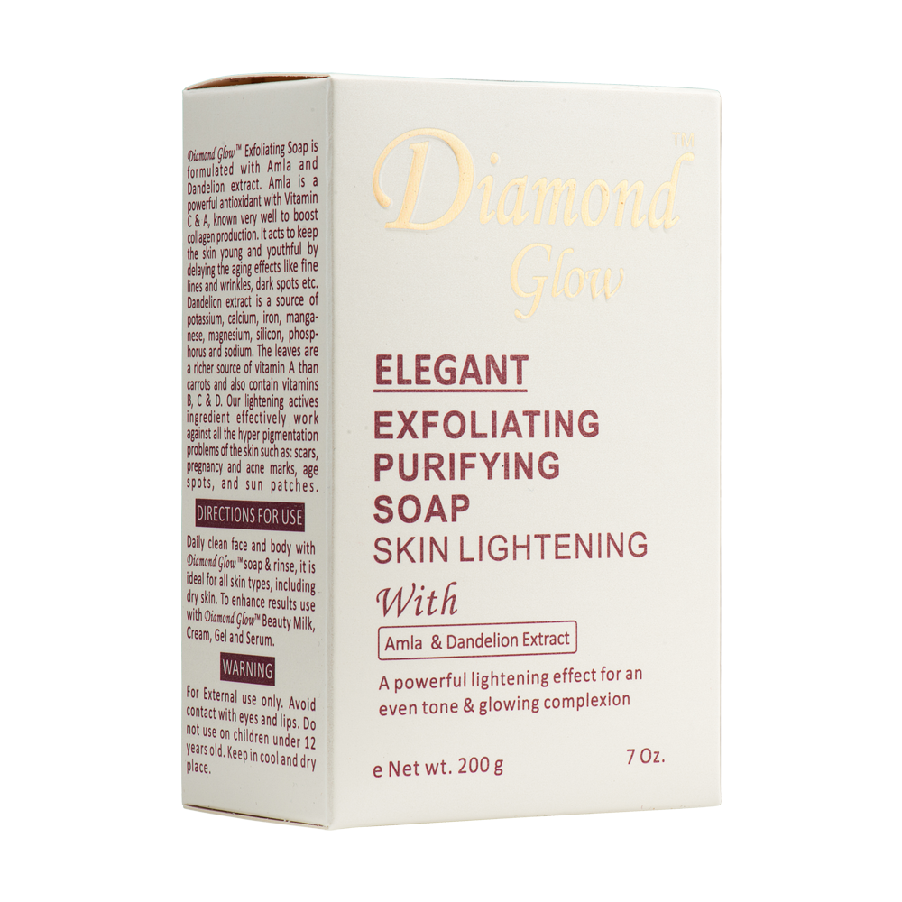 Diamond Glow Elegant Exfoliating Purifying Soap