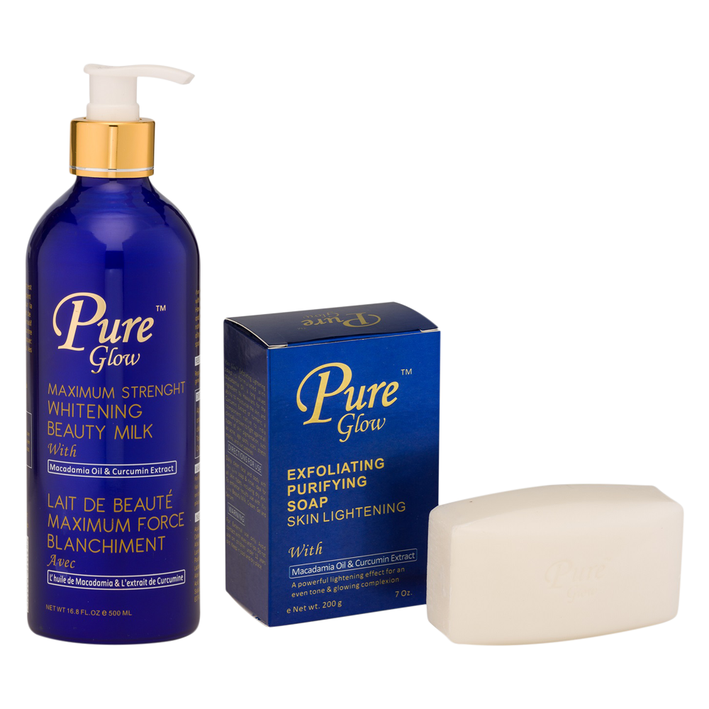 Pure Glow Maximum Strength Milk & Soap Set – LaBelleGlow